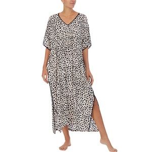NWT Kate Spade ♠️ Fiji Feline Long Cover-up Caftan   Size Medium